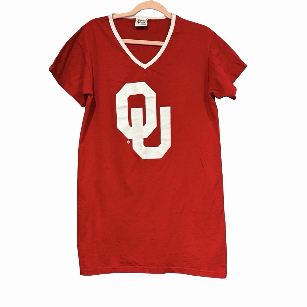 Emerson Street Clothing Co. OU University Of Oklahoma Nightgown T-shirt Dress